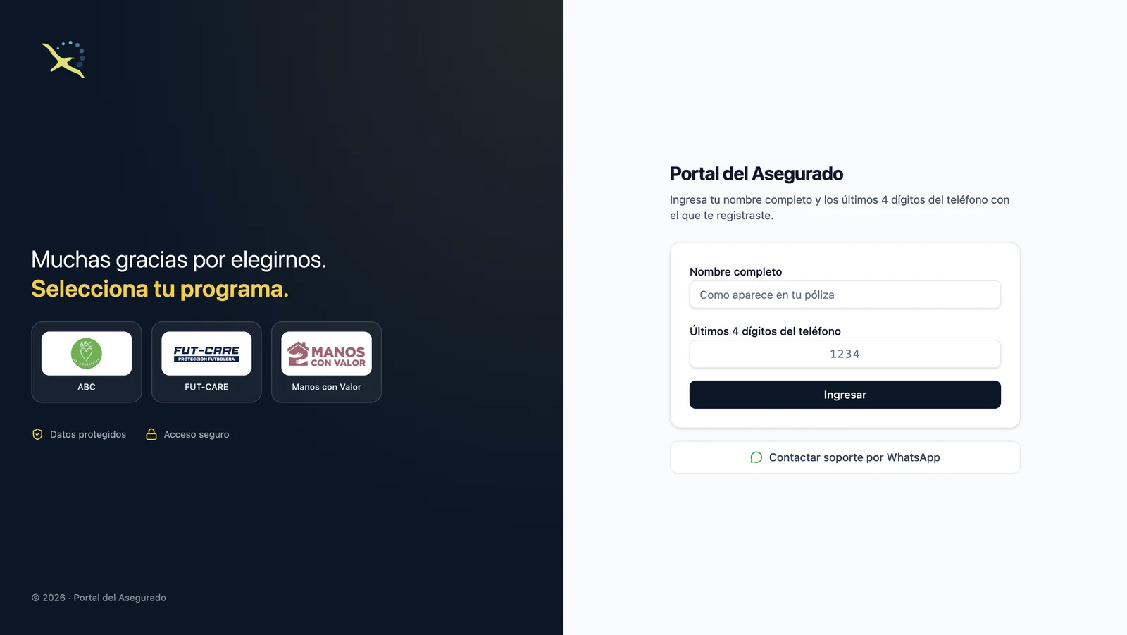 Sistema real: Promotora de seguros